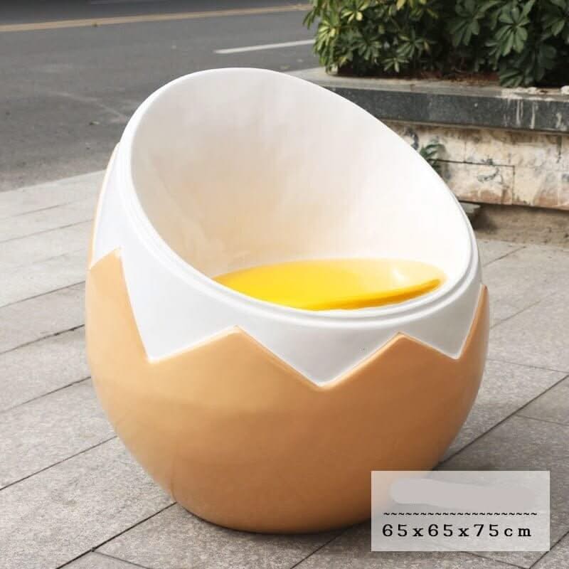 Egg Style Sofa Stool – Center Table (60x60x52cm) or Chair