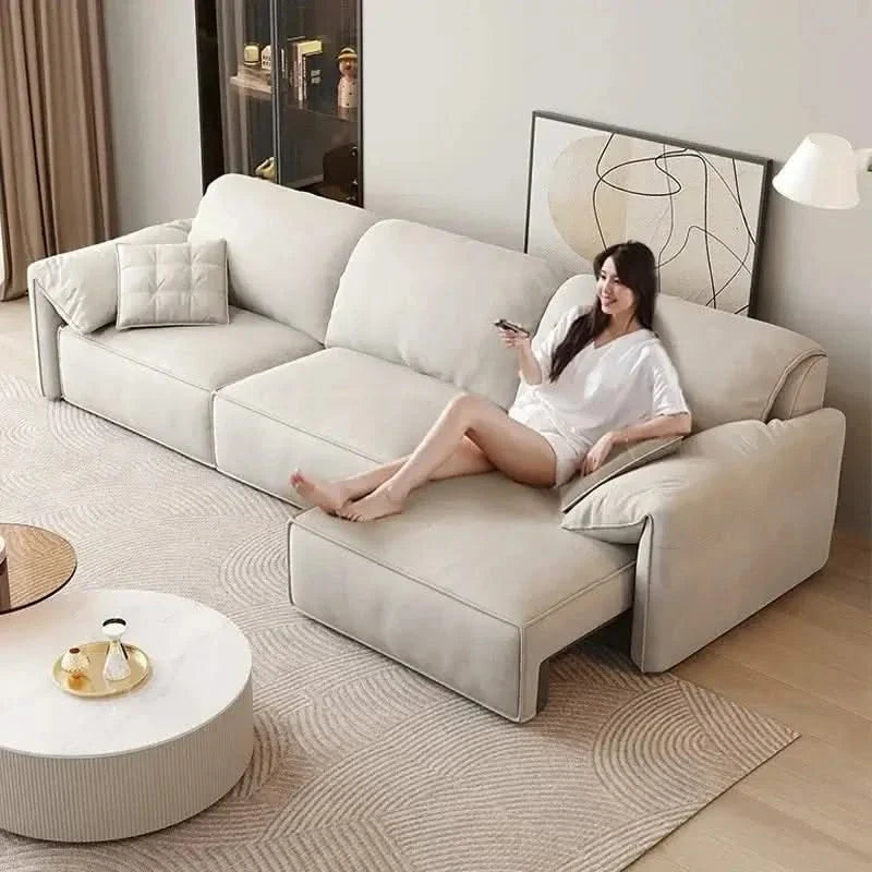 Electrico Luxury Recliner Sofa Set with Remote
