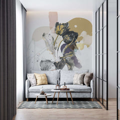 Elegance: Floral Wallpaper Mural to Elevate DécorElegance