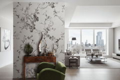 Elegant Flowers Luxe Wallpaper Mural