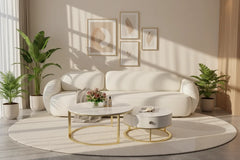 Elegant Minimalist Puff Sofa – Simplicity Meets Comfort