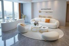 Elegant Minimalist Puff Sofa – Simplicity Meets Comfort
