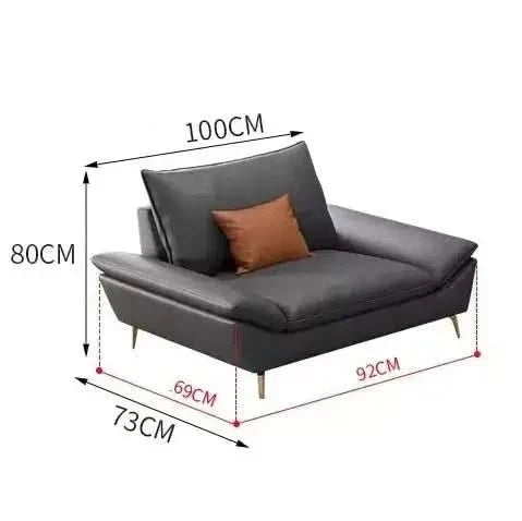 Designer Plaza Faux Leather Sofa Set – Living Room Seating