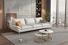 Designer Plaza Faux Leather Sofa Set – Living Room Seating