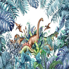 Dinosaur Adventure Nursery Wallpaper Mural