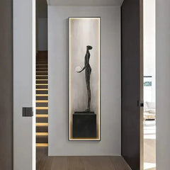 Abstract Lady LED Wall Lamp – Modern Art Light Fixture