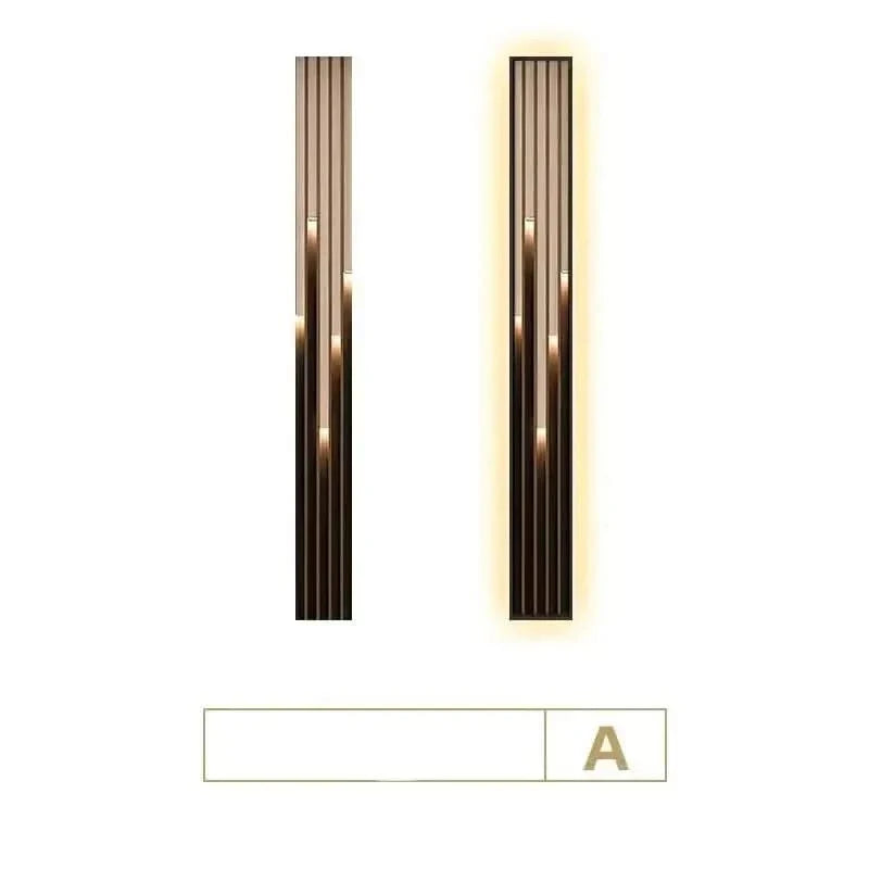 Abstract LED Panel Wall Lamp – Modern Porch & Interior Light Fixture
