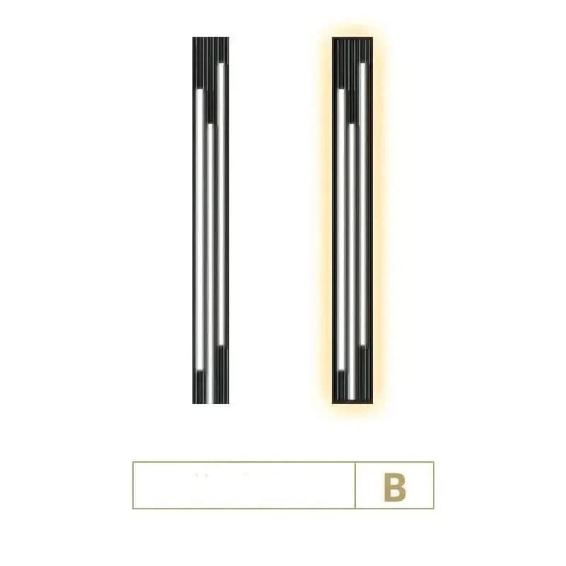 Abstract LED Panel Wall Lamp – Modern Porch & Interior Light Fixture