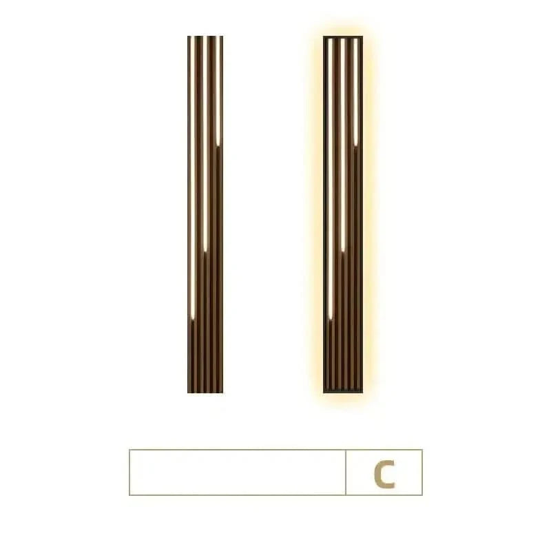 Abstract LED Panel Wall Lamp – Modern Porch & Interior Light Fixture