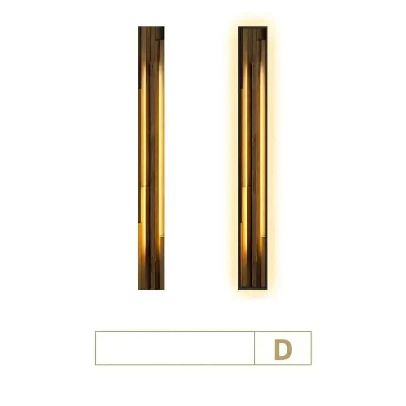 Abstract LED Panel Wall Lamp – Modern Porch & Interior Light Fixture