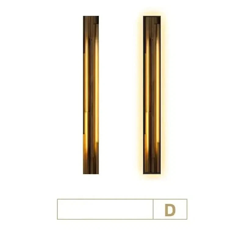 Abstract LED Panel Wall Lamp – Modern Porch & Interior Light Fixture