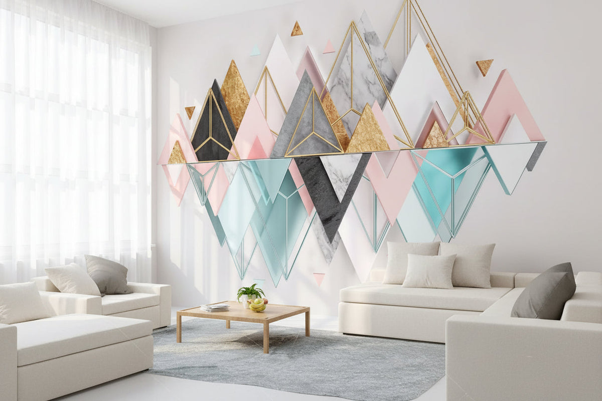 Abstract Marble Texture Wallpaper Mural