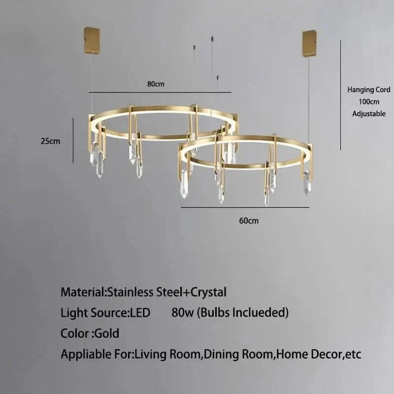 Copper Multi-Head Kitchen Island Chandelier – Linear & Round, 3 to 10 Heads, Dimmable