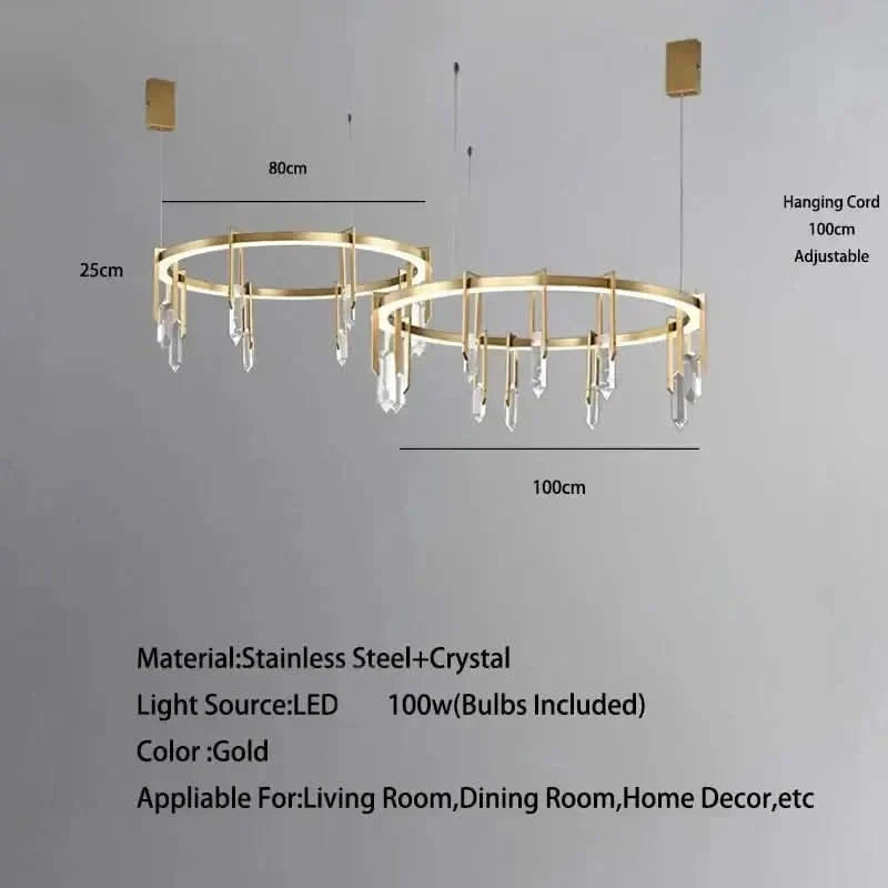 Copper Multi-Head Kitchen Island Chandelier – Linear & Round, 3 to 10 Heads, Dimmable