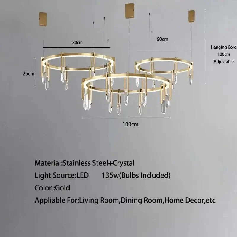 Copper Multi-Head Kitchen Island Chandelier – Linear & Round, 3 to 10 Heads, Dimmable