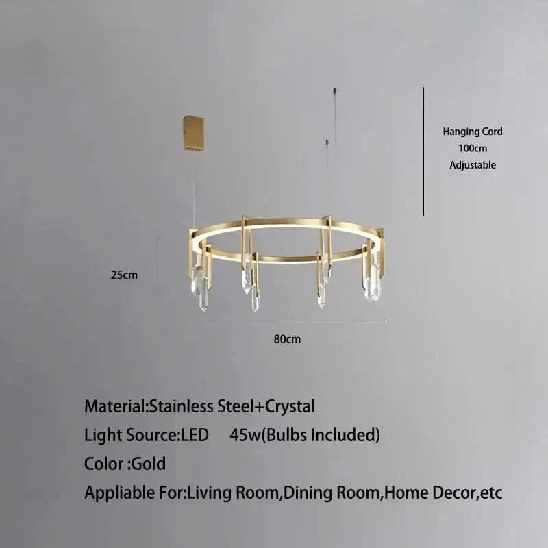 Copper Multi-Head Kitchen Island Chandelier – Linear & Round, 3 to 10 Heads, Dimmable