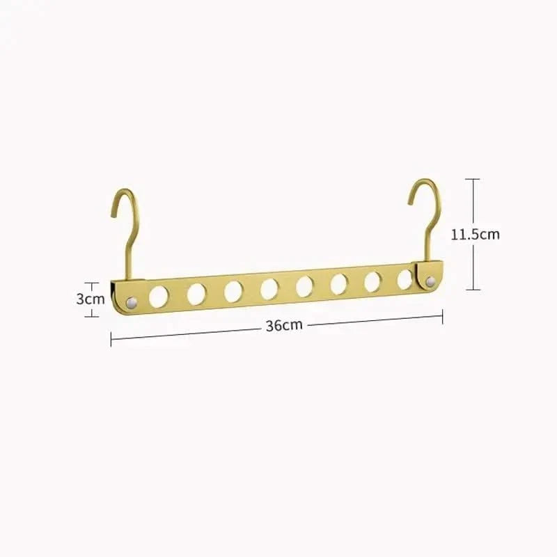 Aluminum Rotatable Clothes Hanger – 6/8 Holes