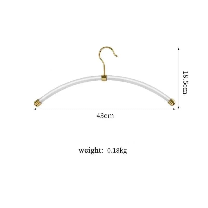 Acrylic Hanger with Brass Hook – Retro Style