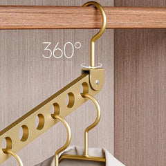 Aluminum Rotatable Clothes Hanger – 6/8 Holes