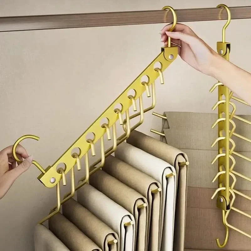 Aluminum Rotatable Clothes Hanger – 6/8 Holes