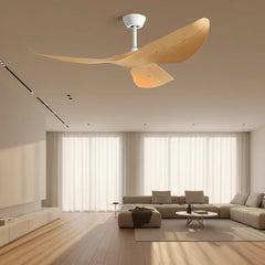 Acrylic Wood Finish Designer Ceiling Fan