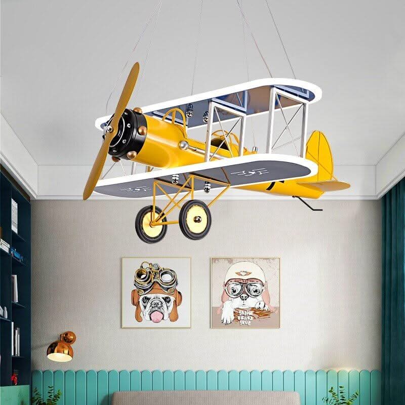 Airplane LED Pendant Light for Kids Nursery
