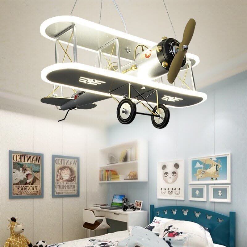 Airplane LED Pendant Light for Kids Nursery