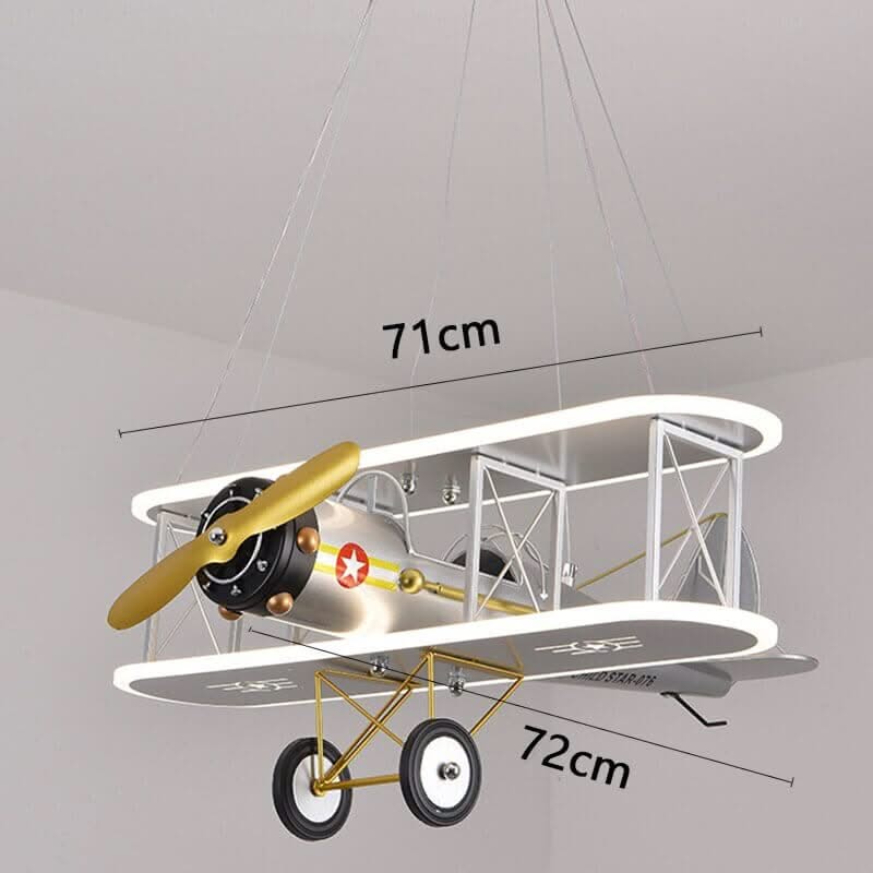 Airplane LED Pendant Light for Kids Nursery