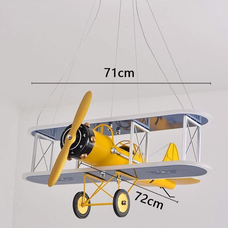 Airplane LED Pendant Light for Kids Nursery