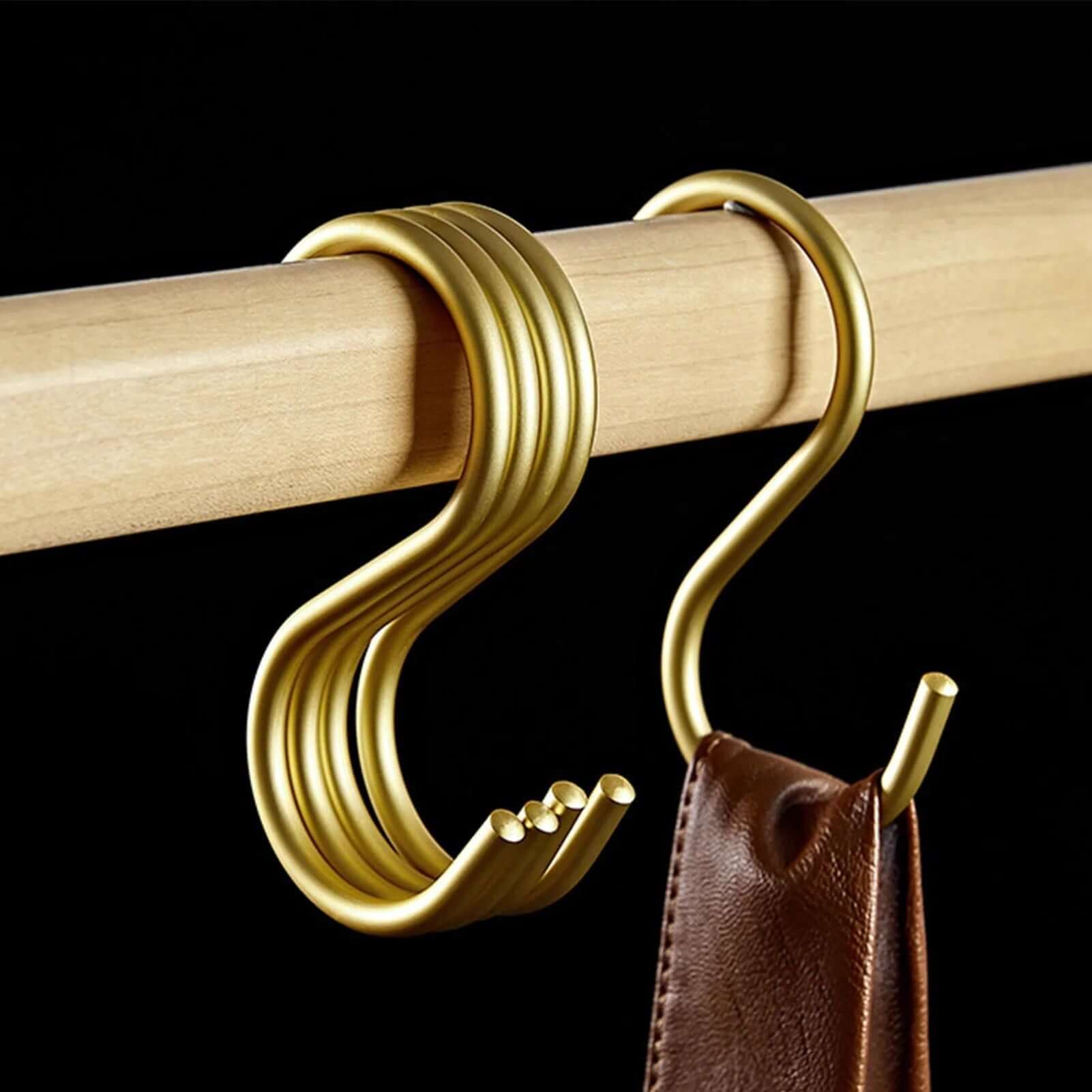 Aluminum Alloy 5pcs S-Shape Hooks Hangers
