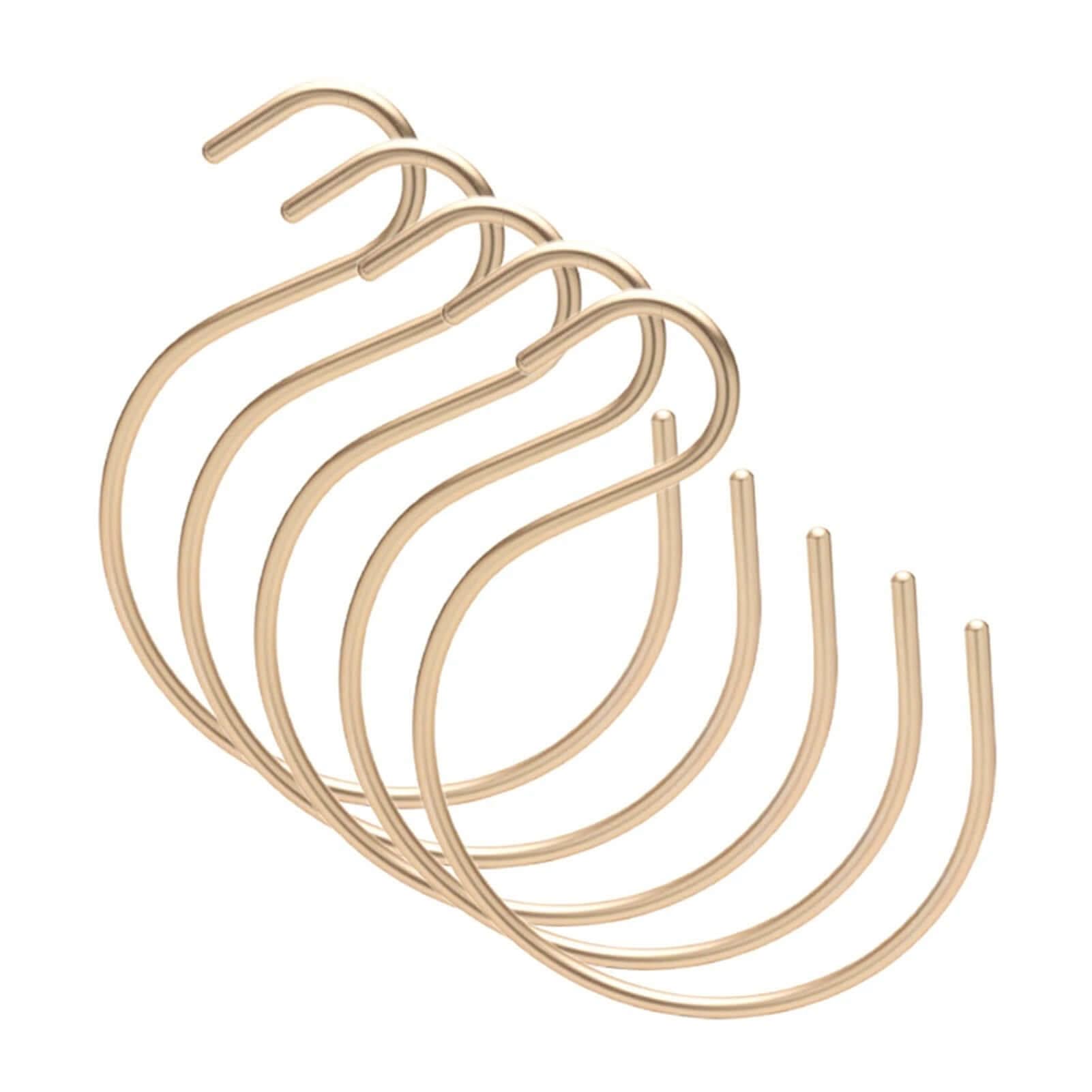 Aluminum Alloy 5pcs S-Shape Hooks Hangers