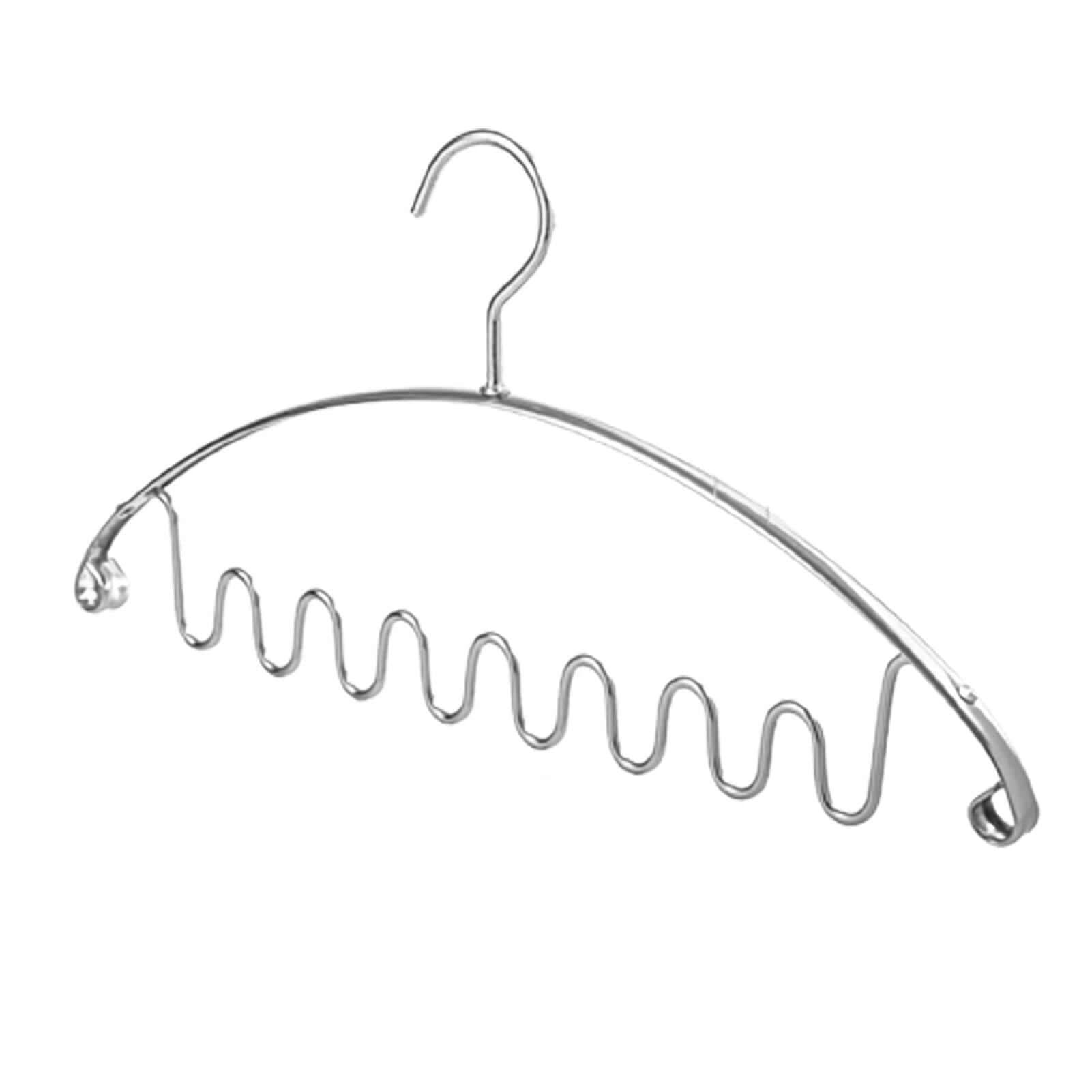 Aluminum Alloy Wave Shaped 5pcs Clothes Hanger