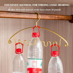 Aluminum Alloy Wave Shaped 5pcs Clothes Hanger