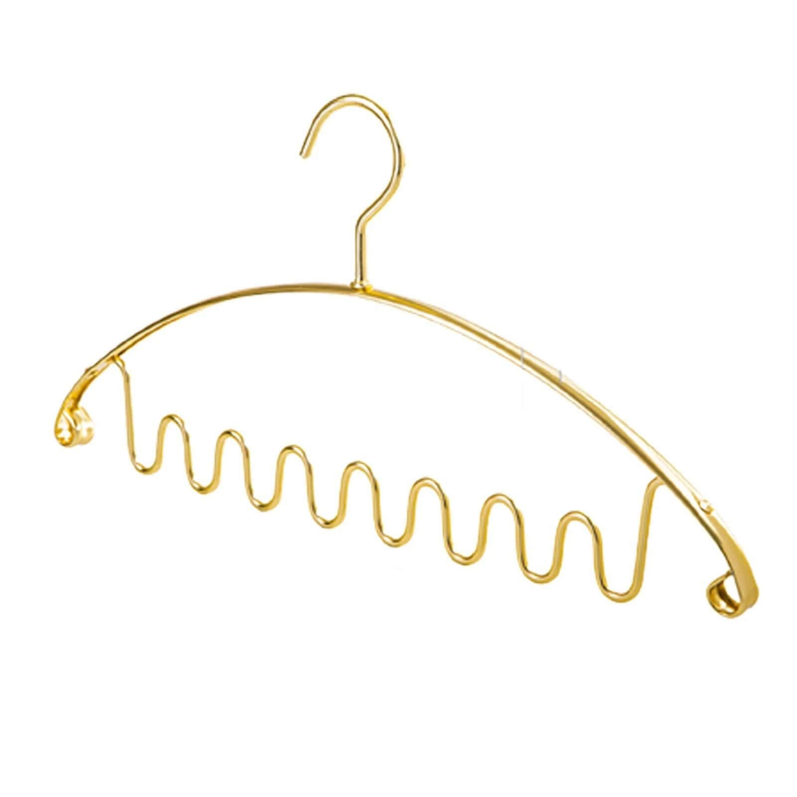 Aluminum Alloy Wave Shaped 5pcs Clothes Hanger