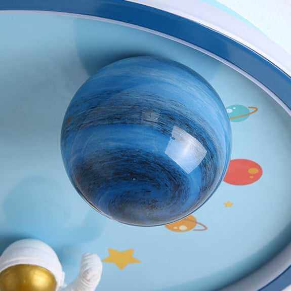 Astronaut Ceiling Light | Kids Room Astronaut Galaxy Ceiling Light