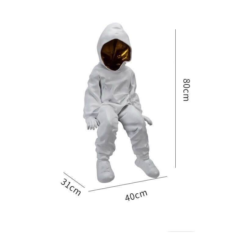 Astronaut Direct from Space in Kitchen Statue