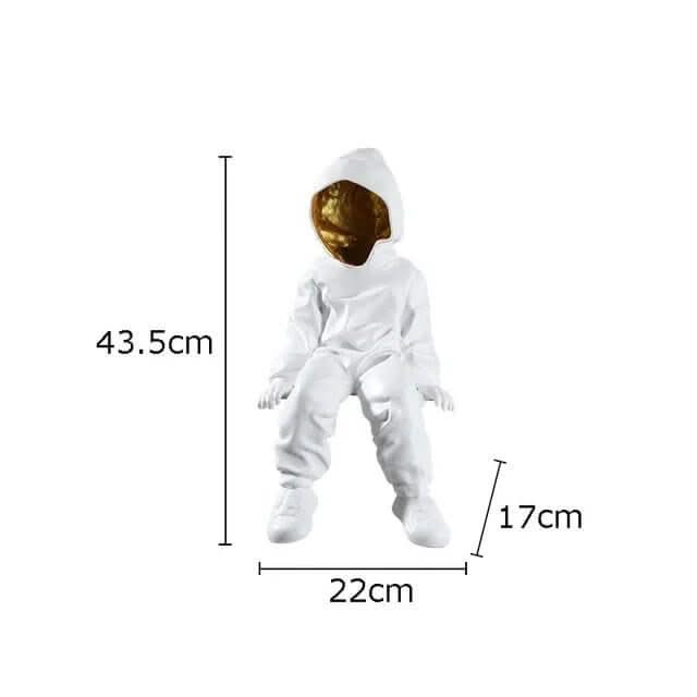 Astronaut Direct from Space in Kitchen Statue
