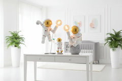 Astronaut Model Night Light Resin Bedside Table Lamp