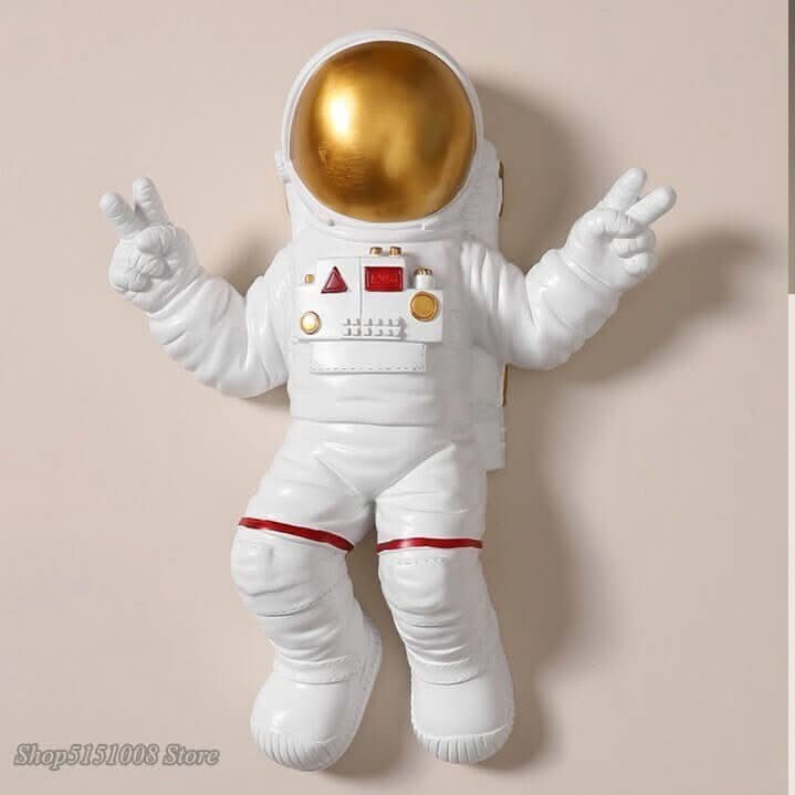 Astronaut on Moon Wall Light | Space Kids Room Decor Lighting