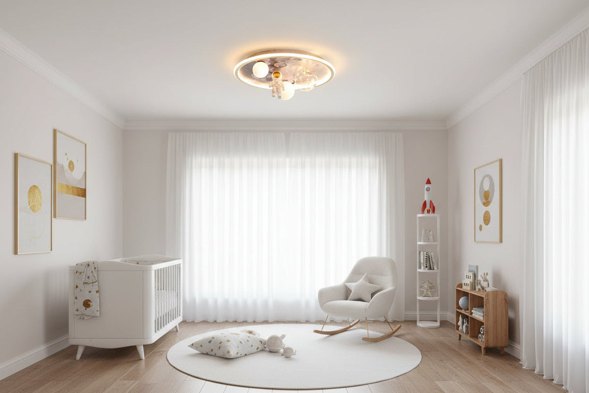 Astronauts Led Lights Chandelier Kids Room