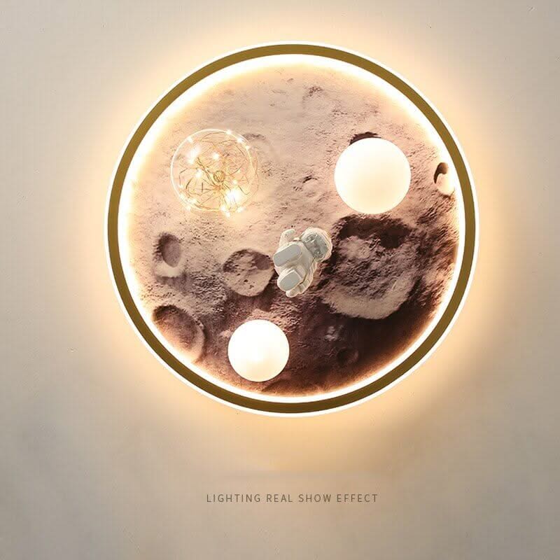 Astronauts Led Lights Chandelier Kids Room