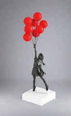 Banksy Flying Balloons Girl Figure