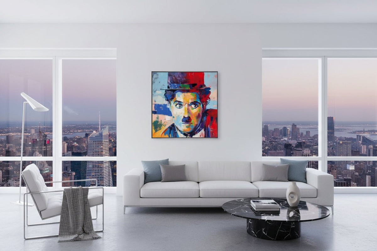 Charlie Chaplin Wall Art Canvas Wall Art