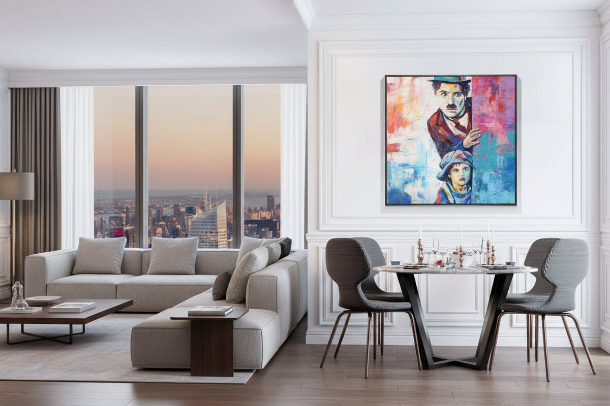Charlie Chaplin Wall Art Canvas Wall Art