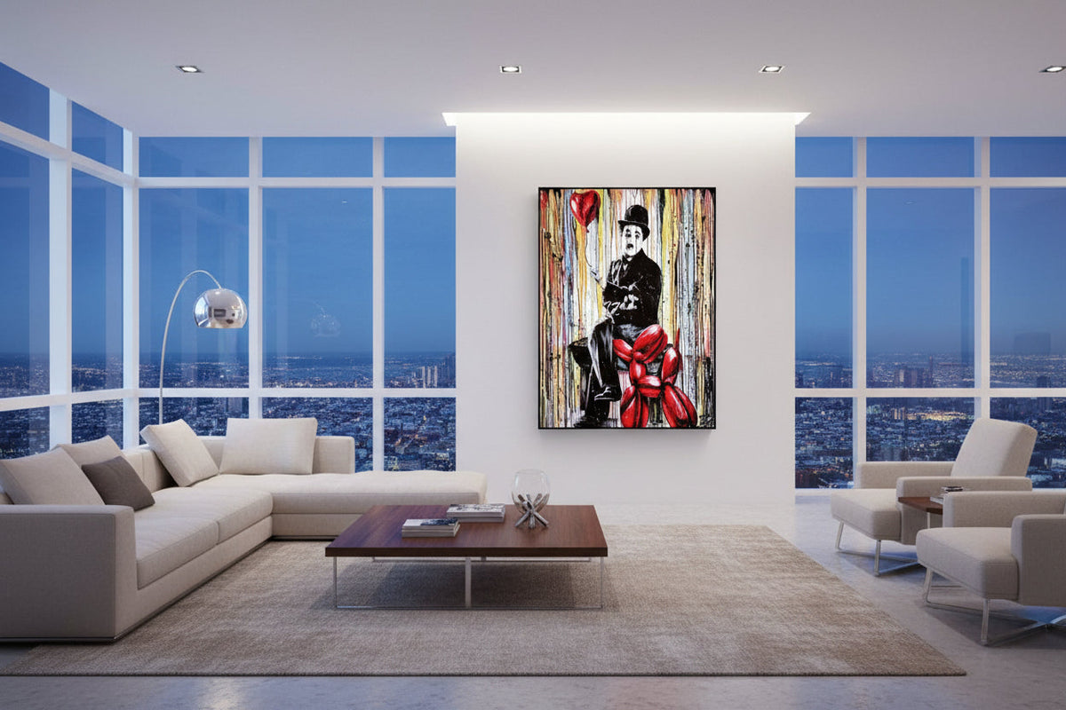 Charlie Chaplin Wall Art Canvas Wall Art