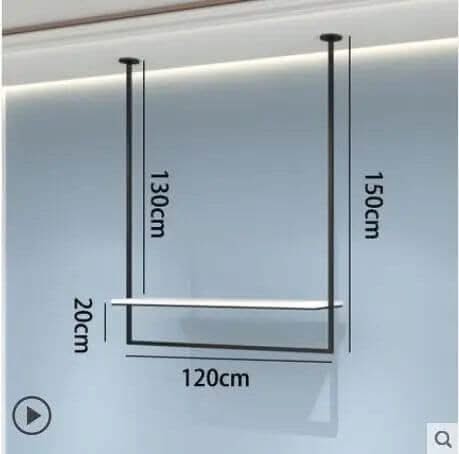Clothing Display Rack Wall Suspender