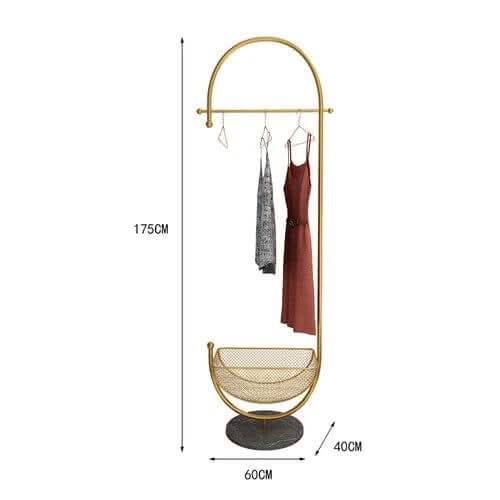 Clothing Rack Floor Standing Valet Corner