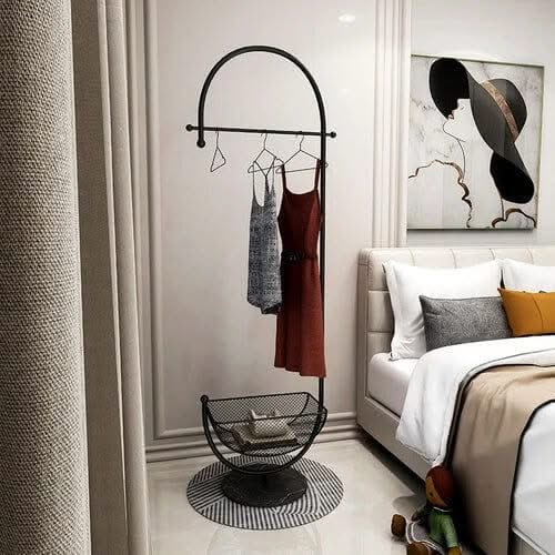 Clothing Rack Floor Standing Valet Corner
