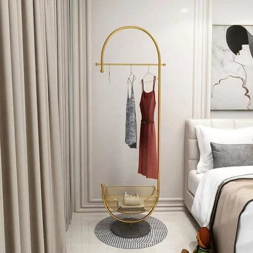 Clothing Rack Floor Standing Valet Corner