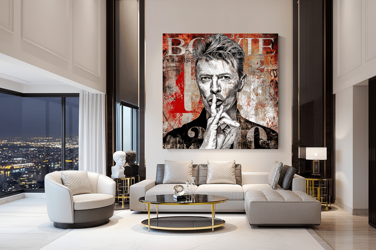 David Bowie Singer Canvas Wall Art